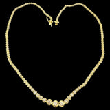 Diamond Necklace 18k Yellow Gold