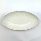 Givenchy Floral White Oval Plate