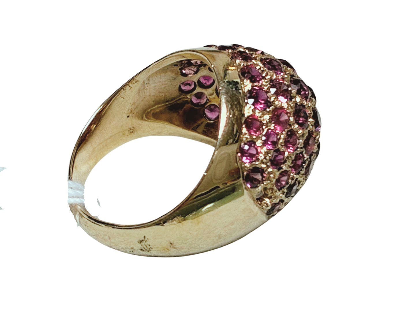 18K YG Ruby Ring 6.1G Size 11 Secondary image