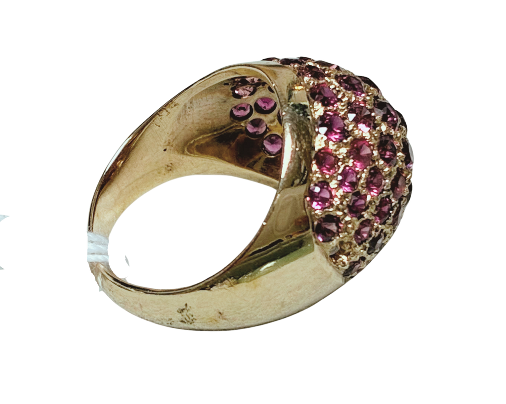 18K YG Ruby Ring 6.1G Size 11
