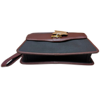 Dunhill Canvas And Leather Clutch Bag