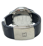 Tissot T Touch II Titanium Watch Black Carbon Fiber Dial Rubber Strap