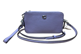Coach Kira Crossbody Bag Silver Soft Purple Leather CH819