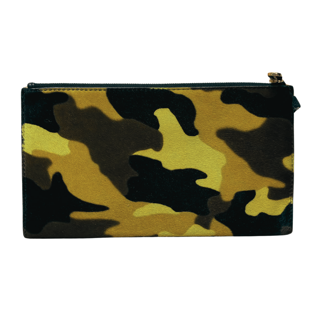 Michael Kors Bedford Camo CalfHair Wallet Wristlet