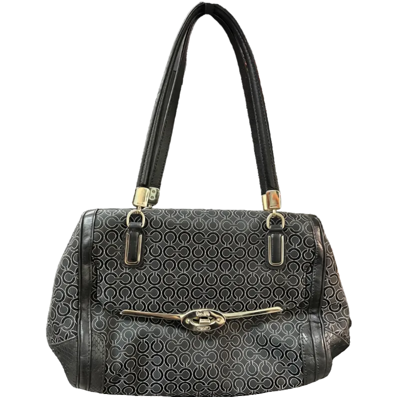 Coach Madison Op Art Pearlescent Madeline East West Satchel