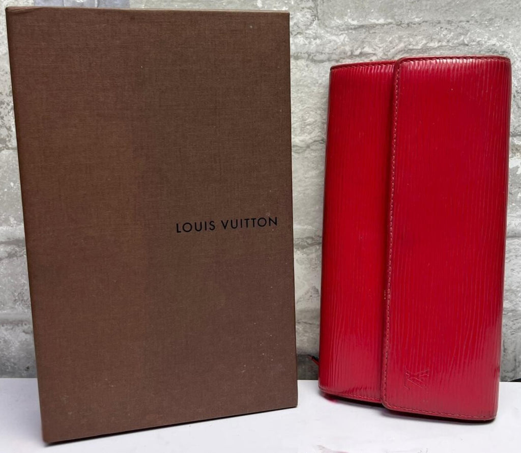 Louis Vuitton Epi Sarah Leather Wallet Fuchsia M60317