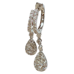 750WG Diamond Earrings 7.7G