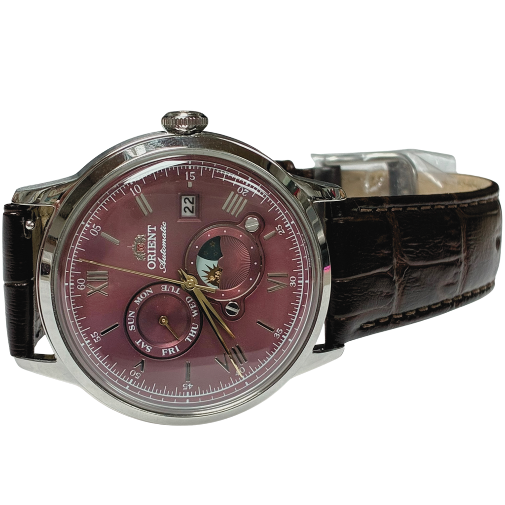 Orient F6B2 UAM0 Bambino Sun And Moon Automatic Watch