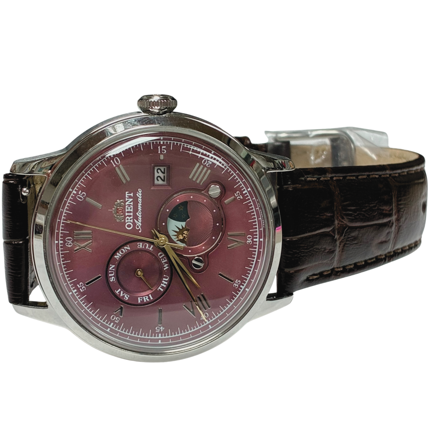 Orient F6B2 UAM0 Bambino Sun And Moon Automatic Watch