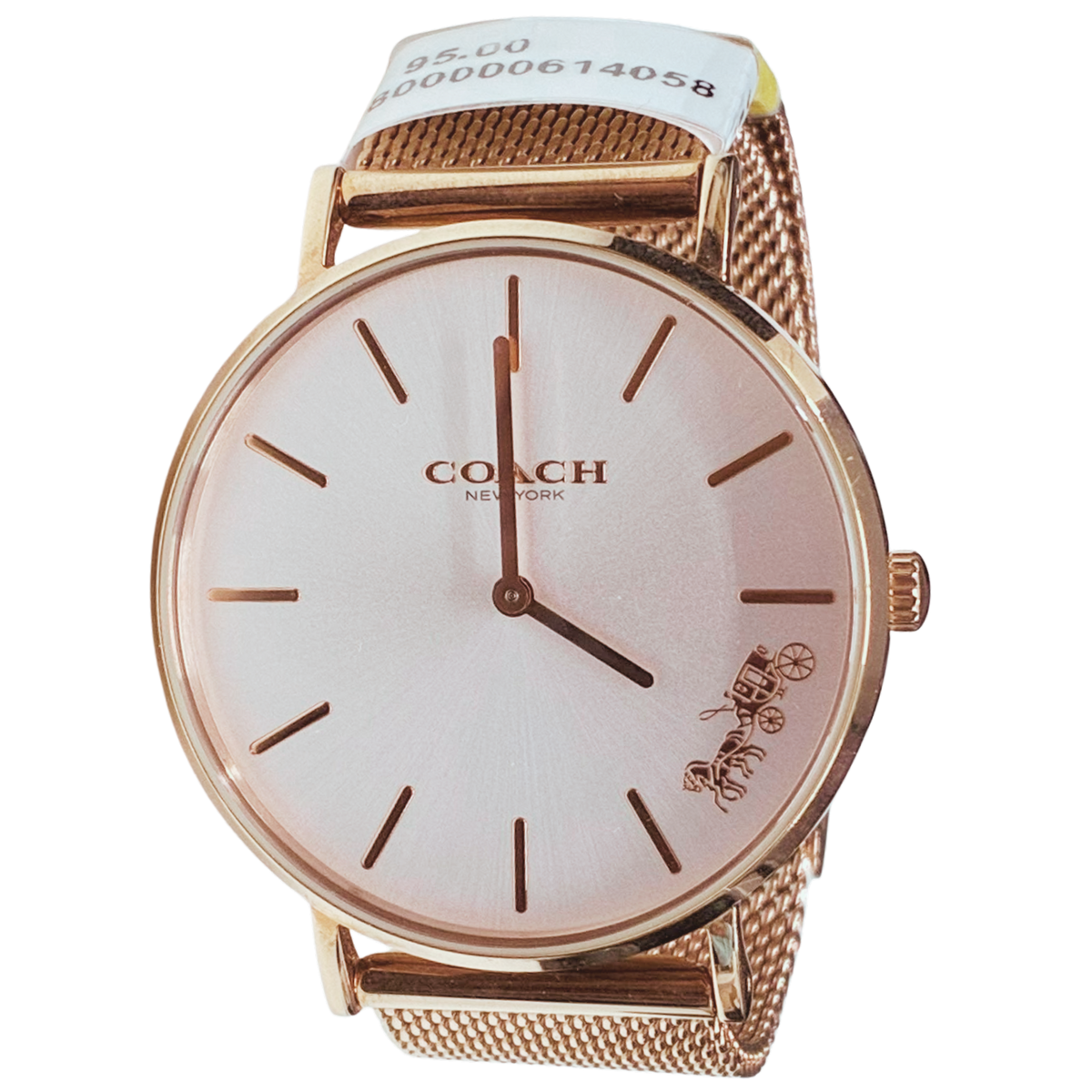 Coach CA.120.7.34.1599 Perry 36mm Rose Gold Mesh Womens Watch Main image