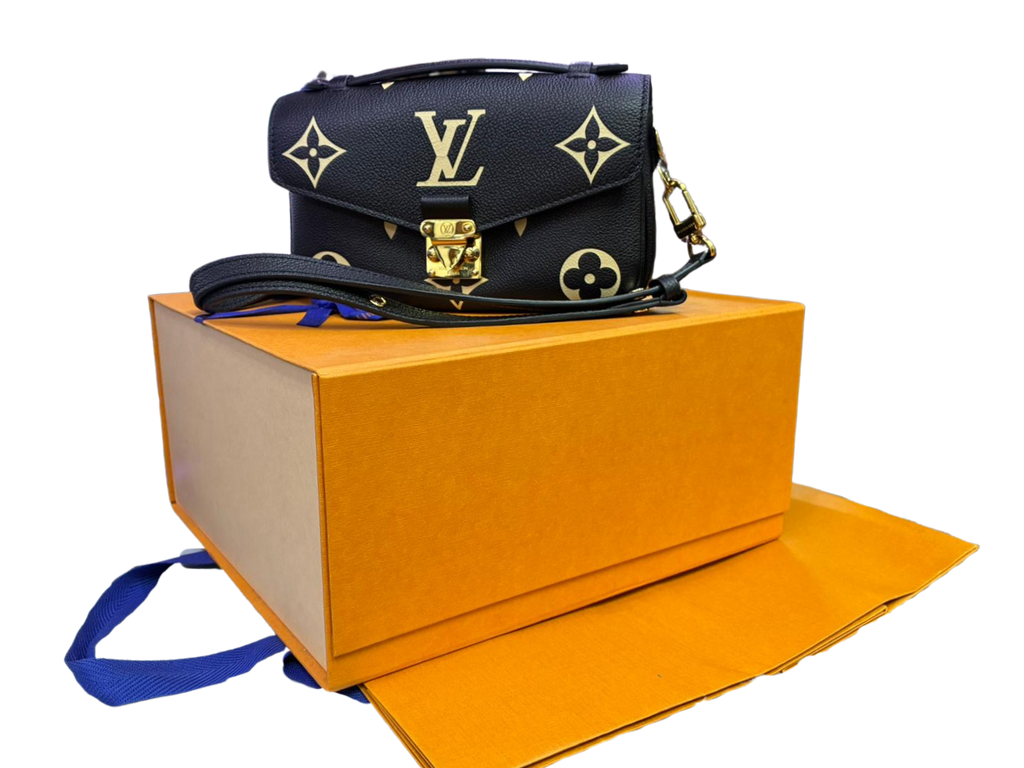 Louis Vuitton M46596 Pochette Metis East West Noir Beige