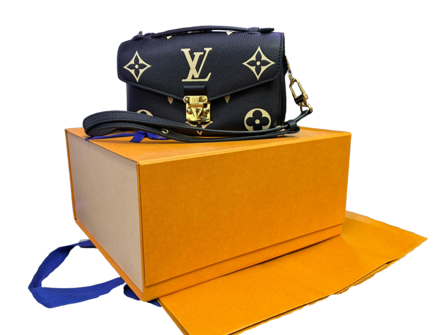 Louis Vuitton M46596 Pochette Metis East West Noir Beige