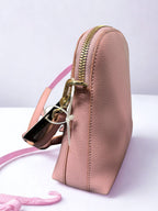 Furla Piper Mini Crossbody Bag Light Pink Leather