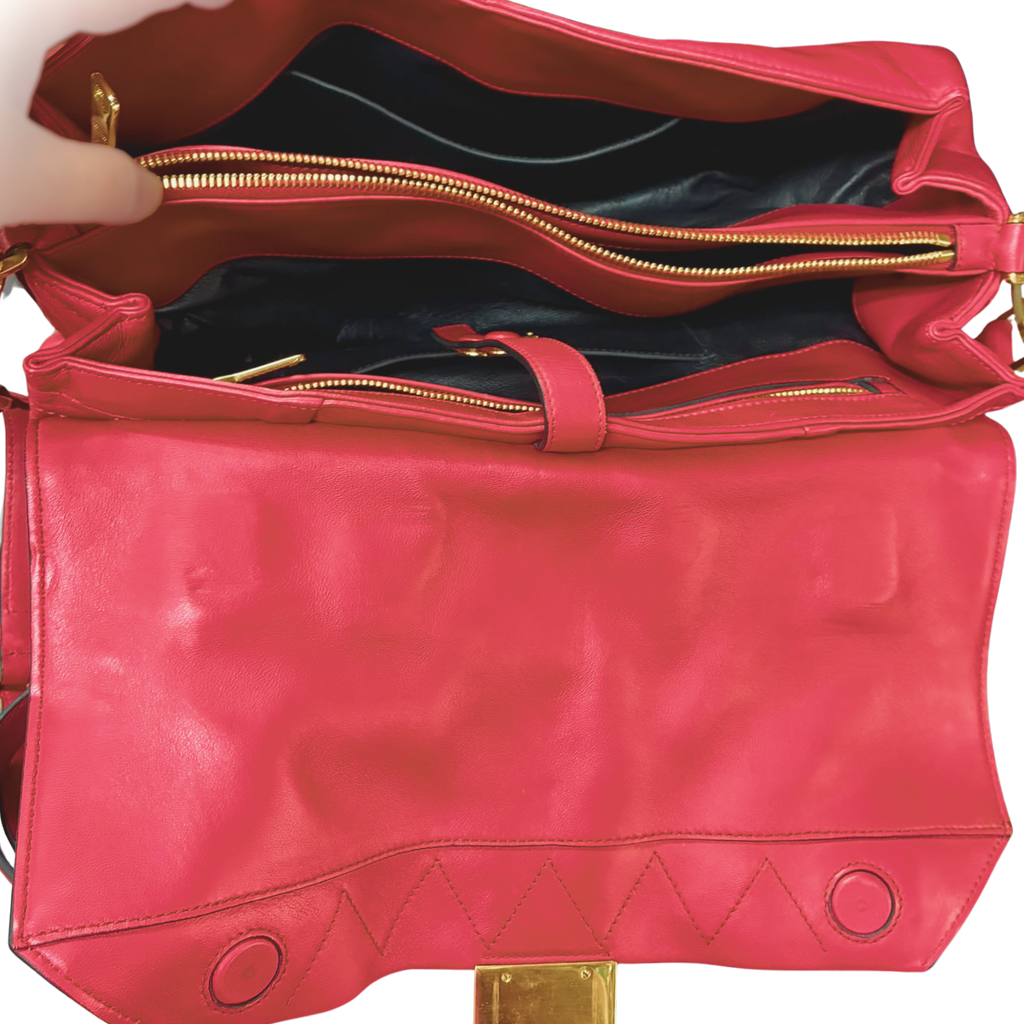 MIU MIU Quilted Nappa Leather Biker Tote