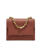 Charles And Keith CK2807011502 Front Flap Chain Handle Crossbody Bag Brick