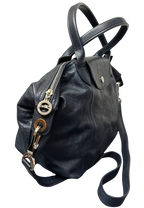 Longchamp Le Pliage Cuir Leather Top Handle Bag