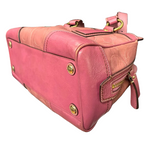 Coach 12290 Hamptons Signature Embossed Turnlock Satchel Bag