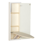 Household Essentials Stowaway in-Wall Ironing Board Finish: White