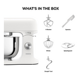 Kenwood kMix KMX751AWH Stand Mixer W/4 Attachments, 5L, Metal Body, 1000W