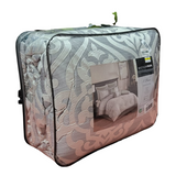 Madison Park Odette Cozy Comforter Set Jacquard Damask Medallion Design, King, Silver 8 Piece