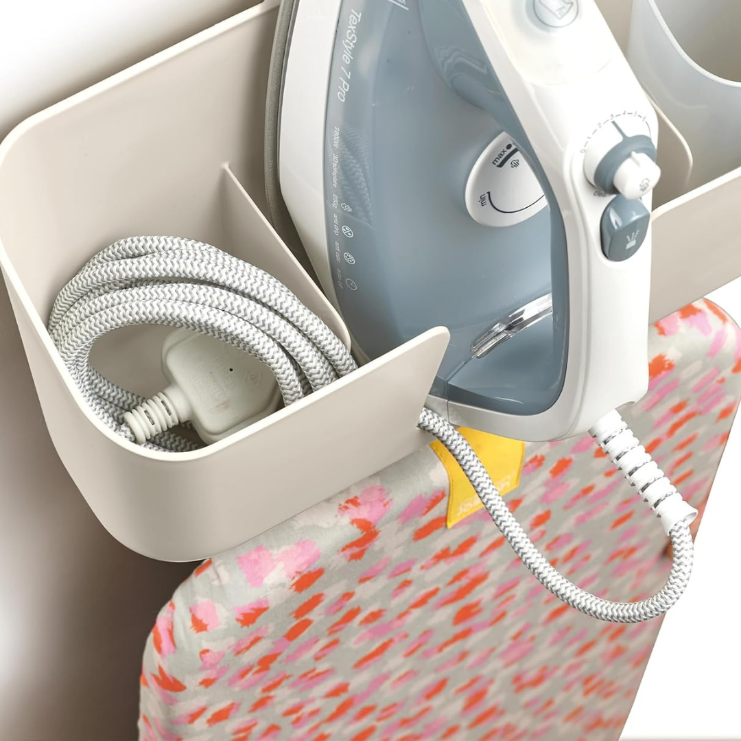 Joseph Joseph 50043 IronHub Wall-mounted Ecru Iron Storage Caddy
