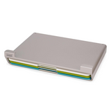 Joseph Joseph Folio Slim 3-Piece Under Shelf, Space Saving Color coded Kitchen Cutting Board Set, Multicolor, Large