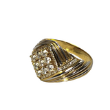 850YG D9 Men's Diamond Ring