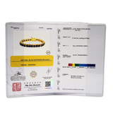 585YG Blue Sapphire Bracelet W/Cert