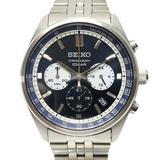 Seiko Chronograph SSB427P1 Quartz Reverse Panda Watch 41.5mm