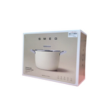 Smeg CKFC2611BLM Non-Stick Casserole with Lid, 26cm, Black