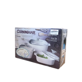 Corningware Classics Pastel Bouquet 6 Piece Covered Casserole Set-A-140-93