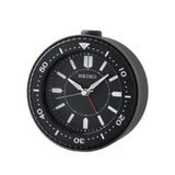 Seiko Mai Bedroom Alarm Clock, Black