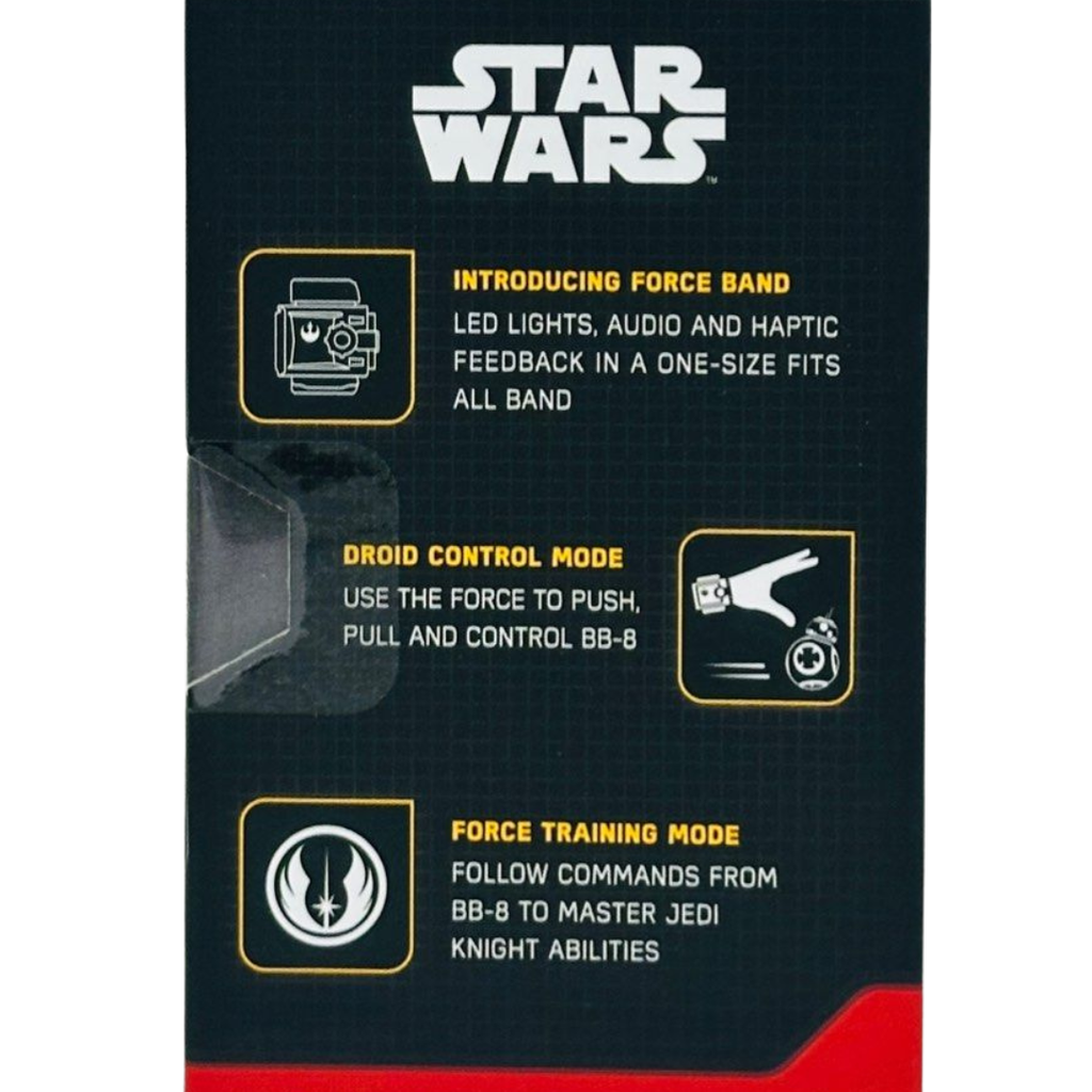 Sphero Star Wars Force Band - Droid BB-8 Electronic Robot Bracelet, Black