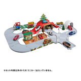 Takara Tomy Tomica Town Christmas DX Set with Santa Claus and Reindeer Bus