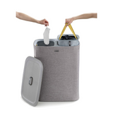 Joseph Joseph 50003 Tota Laundry Separation Basket, 90L, Grey