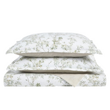 Laura Ashley Home - King Duvet Cover Set, Cotton Reversible Bedding with Matching Shams
