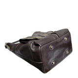 Marc By Marc Jacobs MJ Buckle Flaps Brown Leather Shoulder Bag