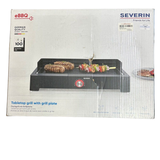 Severin PG 8562 Table Electric Grill Quick Heat Up with Aluminium Plate and Safe Touch Casing