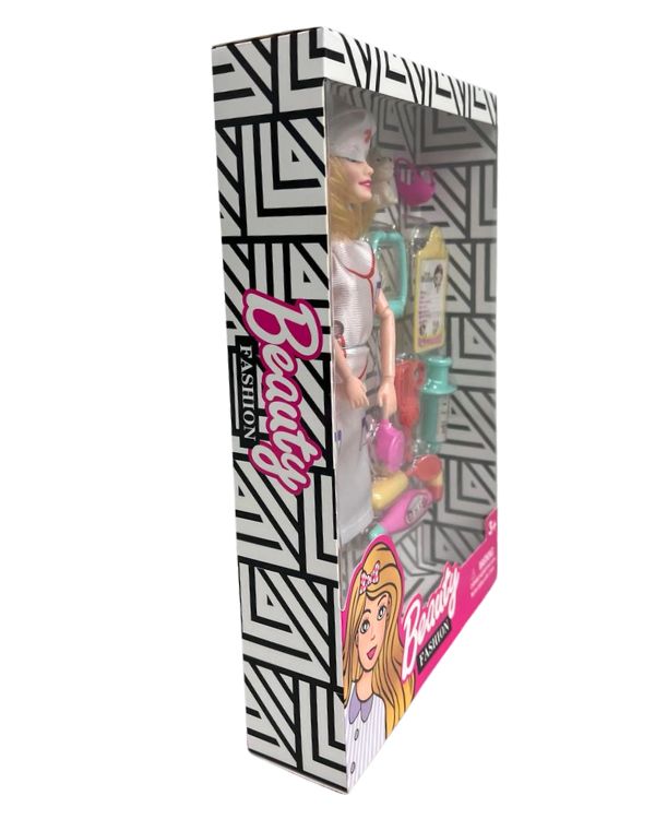 Beauty Fashion Girl Toy Doll Nurse Secondary image