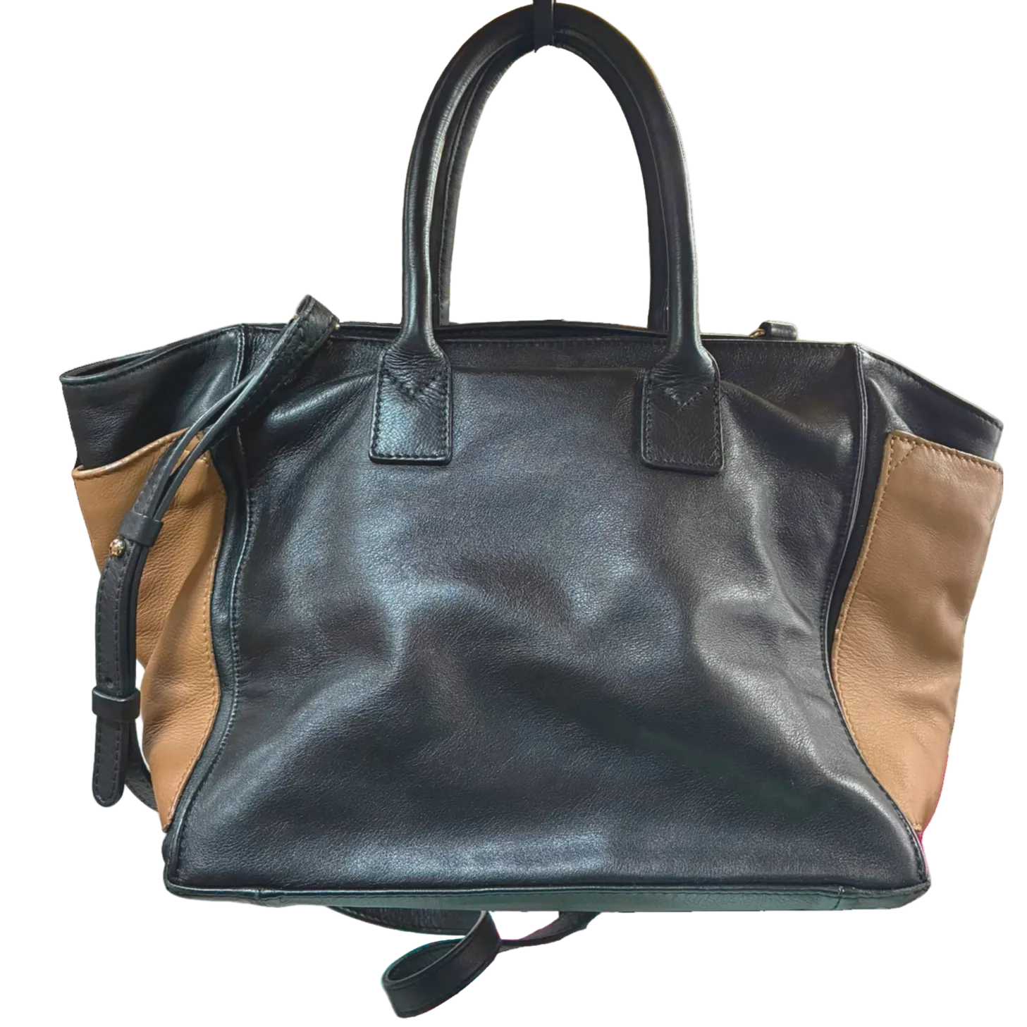 See By Chloe S6842328BDK Small ColorBlock Leather Tote Bag