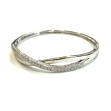 18KWG Diamond Bangle