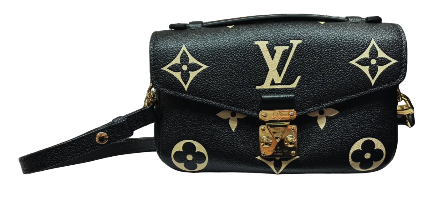 Louis Vuitton M46596 Pochette Metis East West Noir Beige