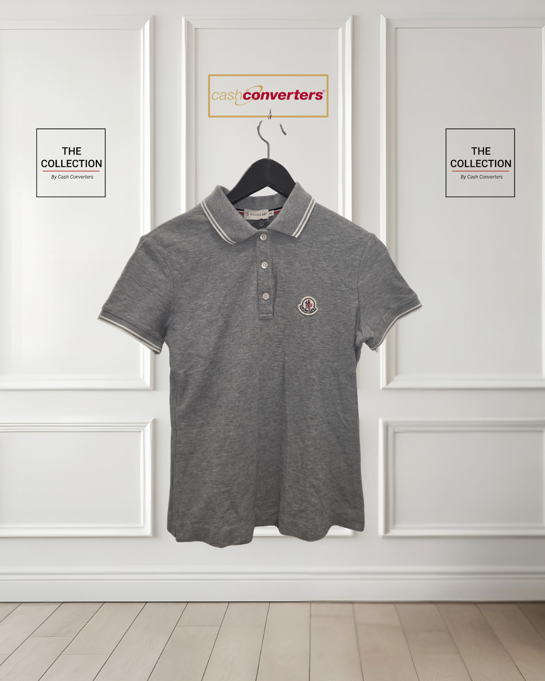Moncler Polo Shirt Grey size S Main image