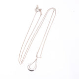 Tiffany & Co Elsa Peretti 925 Sterling Silver Open Teardrop Pendant Necklace
