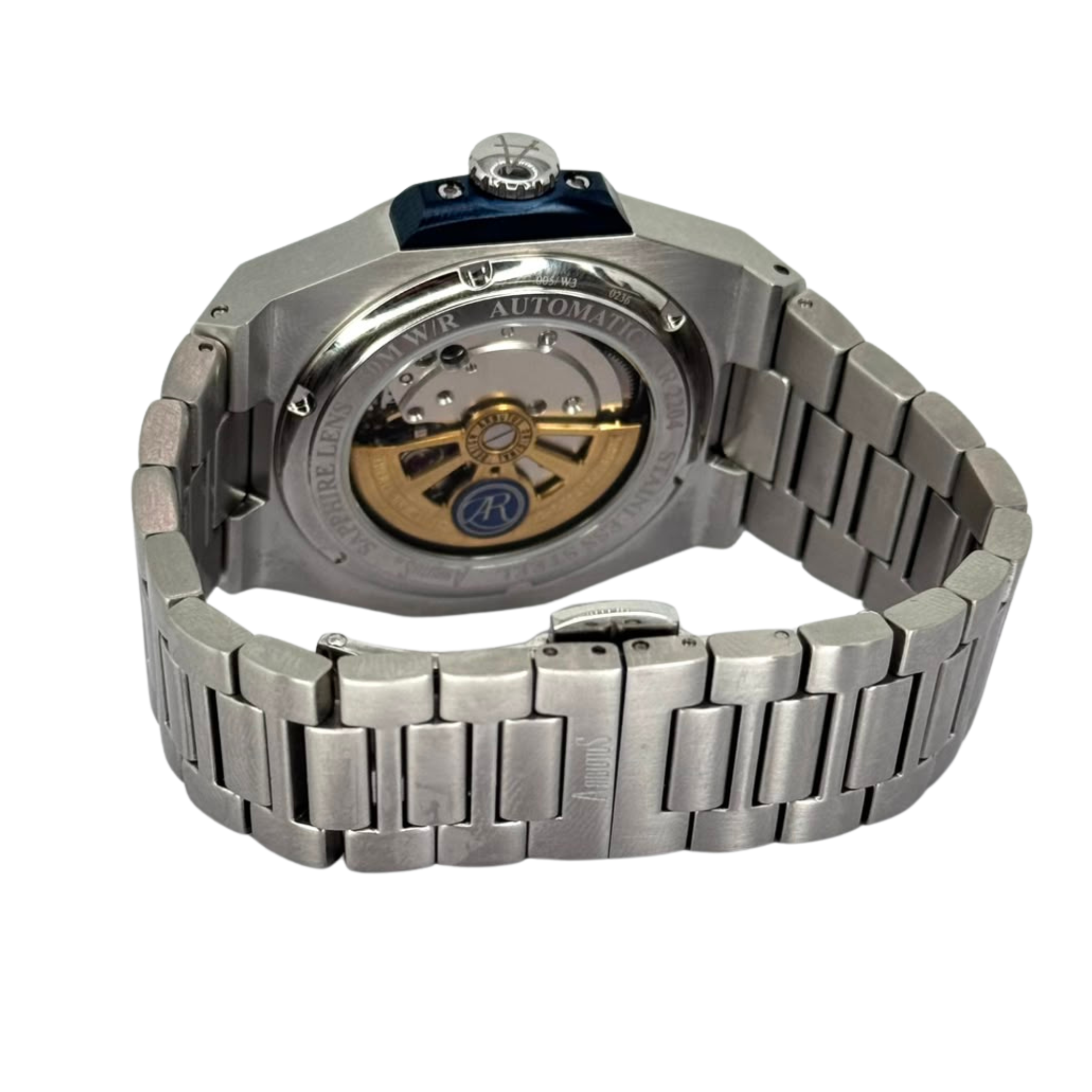 Arbutus Wall Street Icon AR2204 Silver Automatic Watch, 41mm