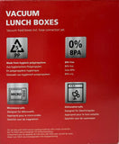 Solis Vacuum Lunch Boxes 2x600ml