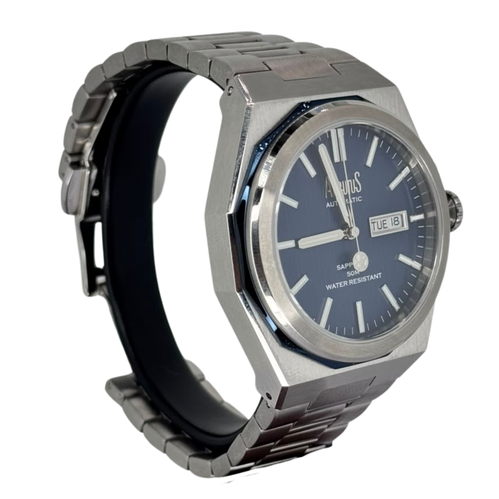 Arbutus Wall Street Icon AR2204 Silver Automatic Watch, 41mm