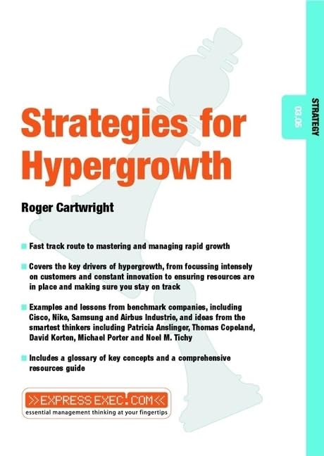 Stategies For Hypergrowth Strategy 03.05 Paperback Main image