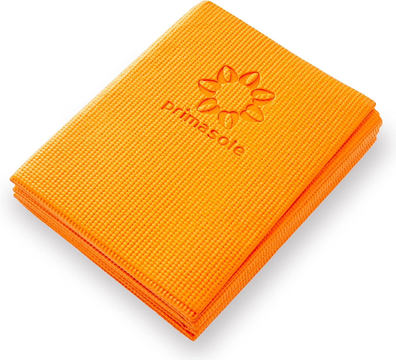 Primasole Folding Yoga Travel Pilates Mat Foldable Easy To Carry 4mm Coral Red Main image