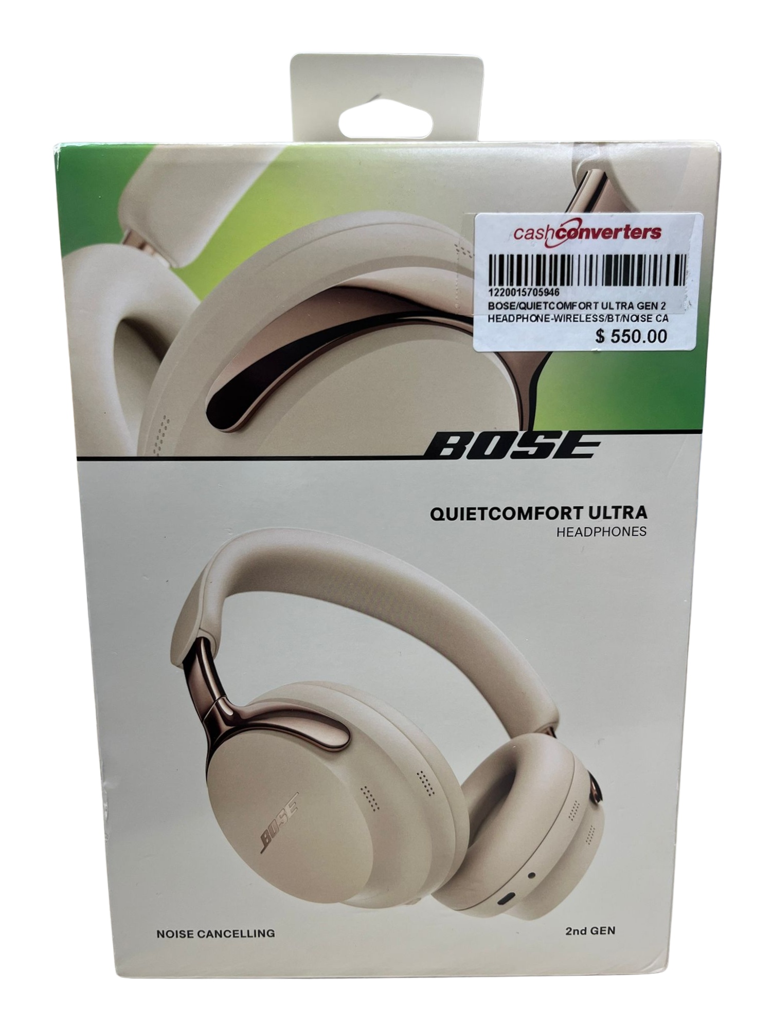 Bose QuietComfort Ultra Wireless Noise Cancelling Headphones 2nd Gen Driftwood Sand 8901010500